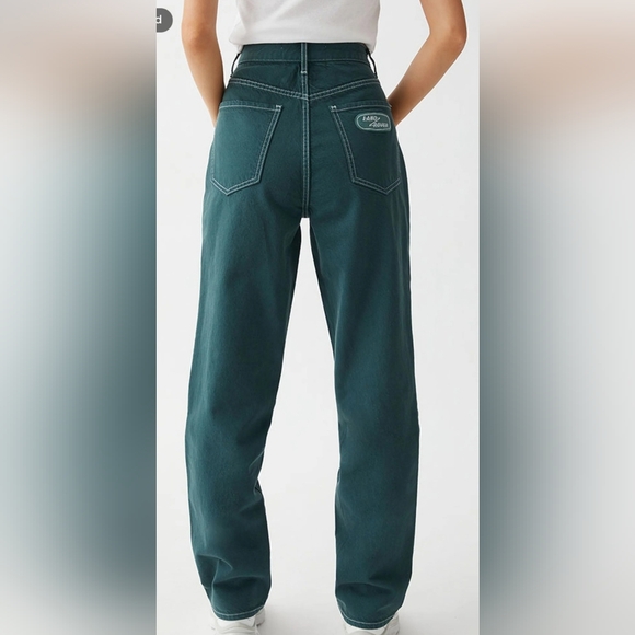 PacSun Land Rover Eco Green Dad Jeans Size XS - Picture 3 of 6